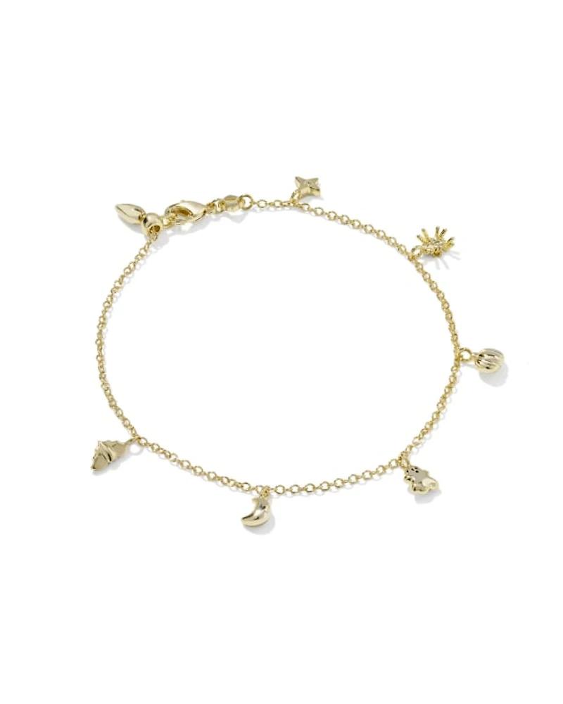Halloween Gold Delicate Chain Bracelet