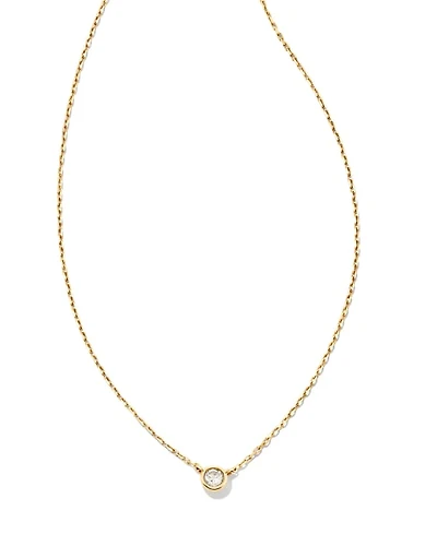 Audrey Pendant Necklace White Diamond