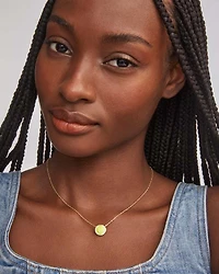 Tennis Short Pendant Necklace