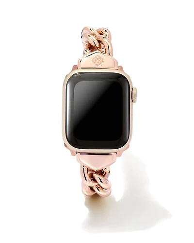 Whitley Chain Watch Band Rose Gold Tone Stainless Steel