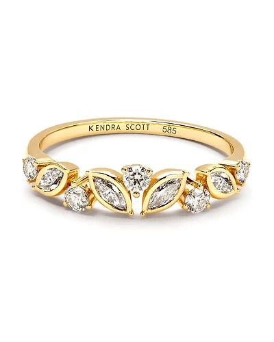 Becca Band Ring White Diamond