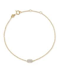 Millicent Delicate Chain Bracelet in White Diamond