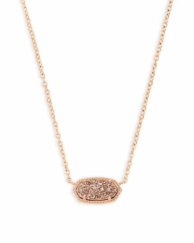 Elisa Pendant Necklace Rose Gold