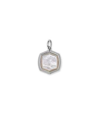 Davis Sterling Silver Charm Ivory Mother-of-Pearl