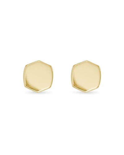 Davis Stud Earrings in 18k Rose Gold Vermeil