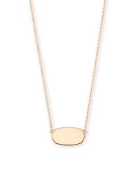 Elisa Pendant Necklace in 18k Rose Gold Vermeil