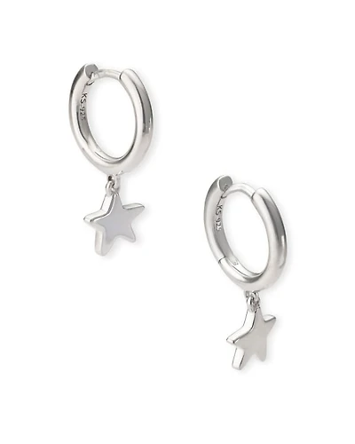 Jae Star Huggie Earrings 18k Gold Vermeil