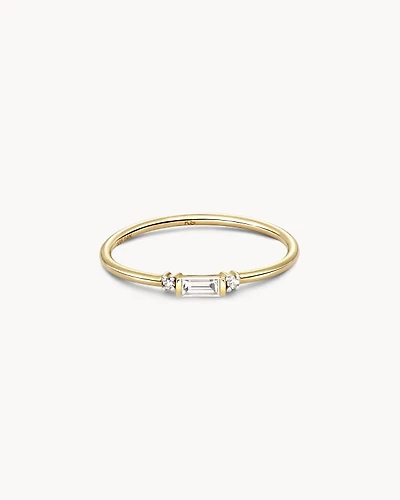 Maria Band Ring White Diamond