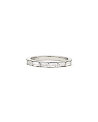 0.57 ct Isabella 14k White Gold Half Eternity Band Ring Diamond