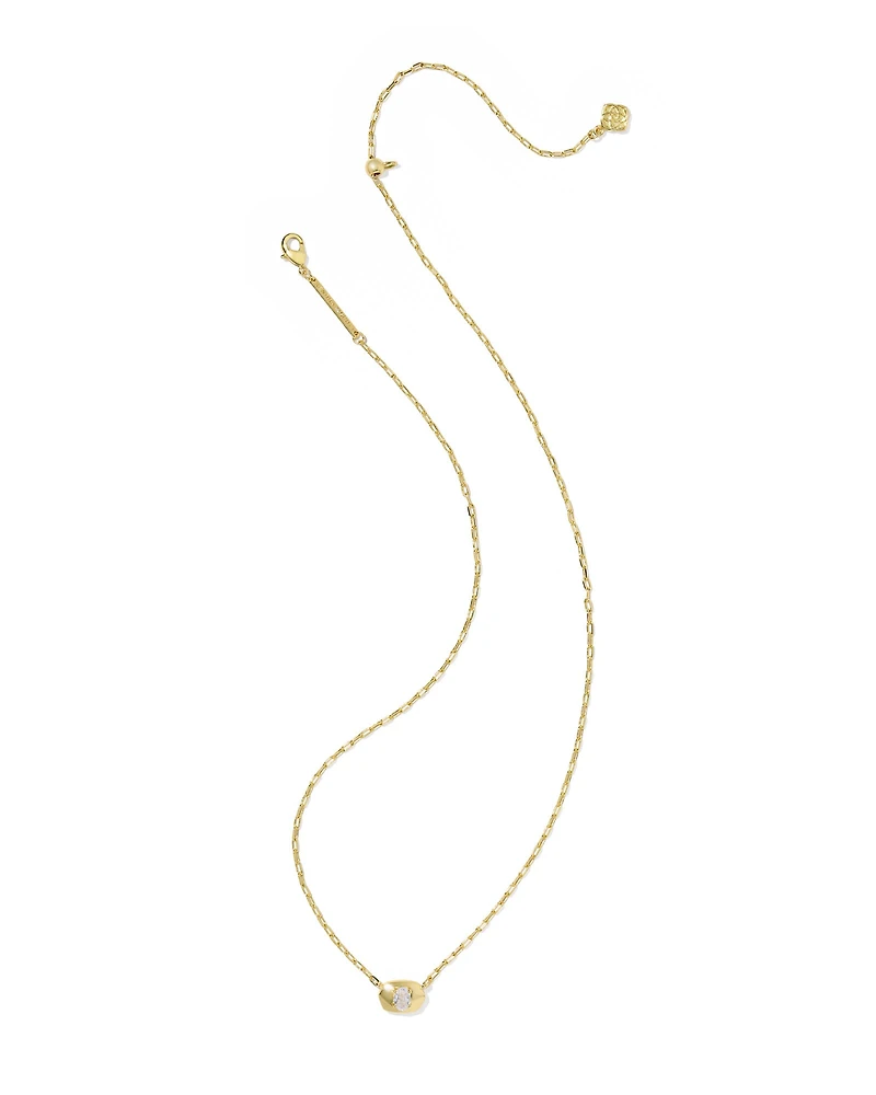 Bria Silver Short Pendant Necklace