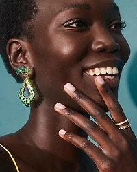 Krista Gold Statement Earrings Mix