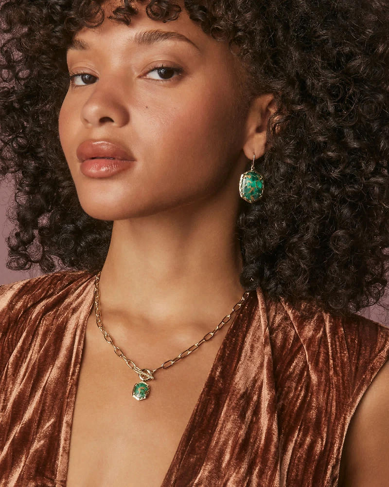 Daphne Gold Drop Earrings
