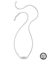 Alpha Xi Delta Pendant Necklace in Sterling Silver