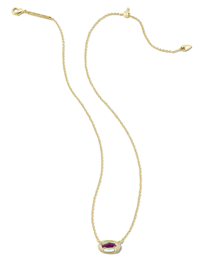 Grayson Gold Pendant Necklace Ivory Mother-of-Pearl
