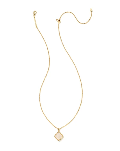 Mallory Silver Pendant Necklace in Platinum Drusy