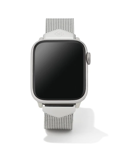 Mia Mesh Watch Band Silver Stainless Steel