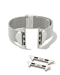 Mia Mesh Watch Band Silver Stainless Steel
