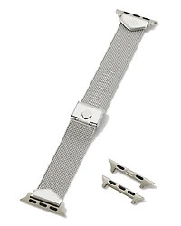 Mia Mesh Watch Band Silver Stainless Steel