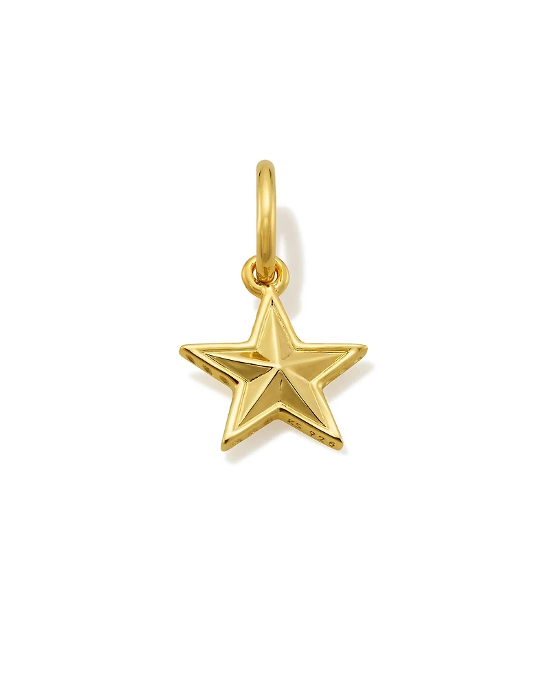 Small Star Charm Sterling Silver