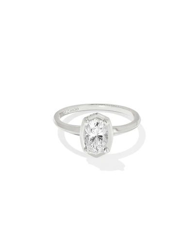 ct Lab Grown White Diamond Custom Elisa Statement Ring 14k Gold