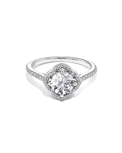 1 ct Lab Grown White Diamond Dira Signature Statement Ring 14k Gold