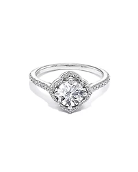 1 ct Lab Grown White Diamond Dira Signature Statement Ring 14k Gold