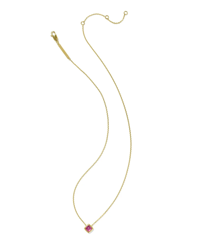 Alani 18k Gold Vermeil Pendant Necklace in Ivory Mother-of-Pearl
