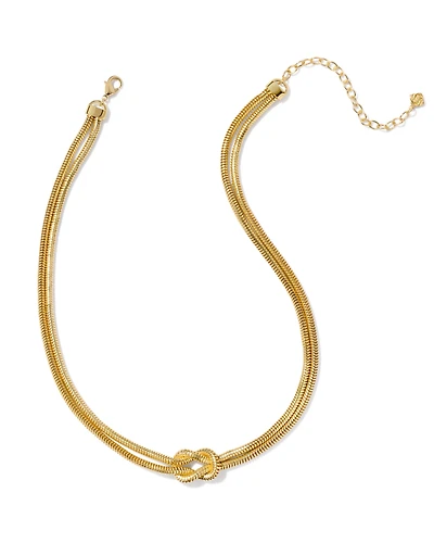 Annie Chain Necklace in Mixed Metal