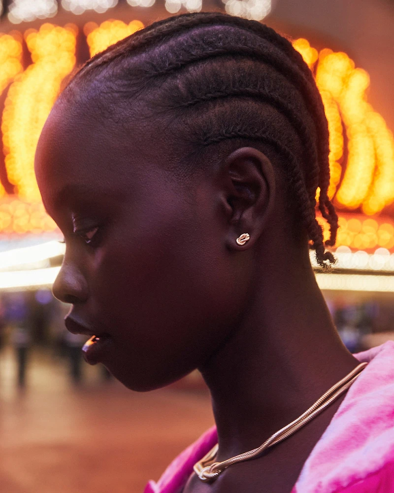 Annie Stud Earrings in Gold