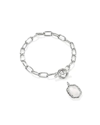 Daphne Silver Link and Chain Bracelet