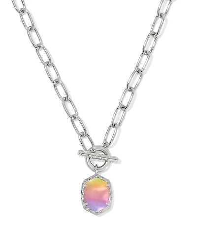 Daphne Convertible Silver Link and Chain Necklace