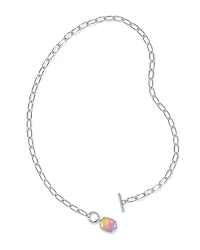 Daphne Convertible Silver Link and Chain Necklace