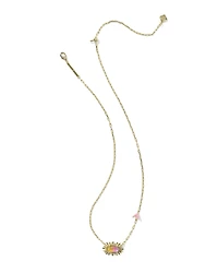 Elisa Bird Gold Short Pendant Necklace