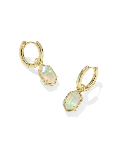 Hallie Gold Huggie Earrings