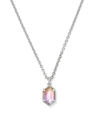 Hallie Silver Short Pendant Necklace