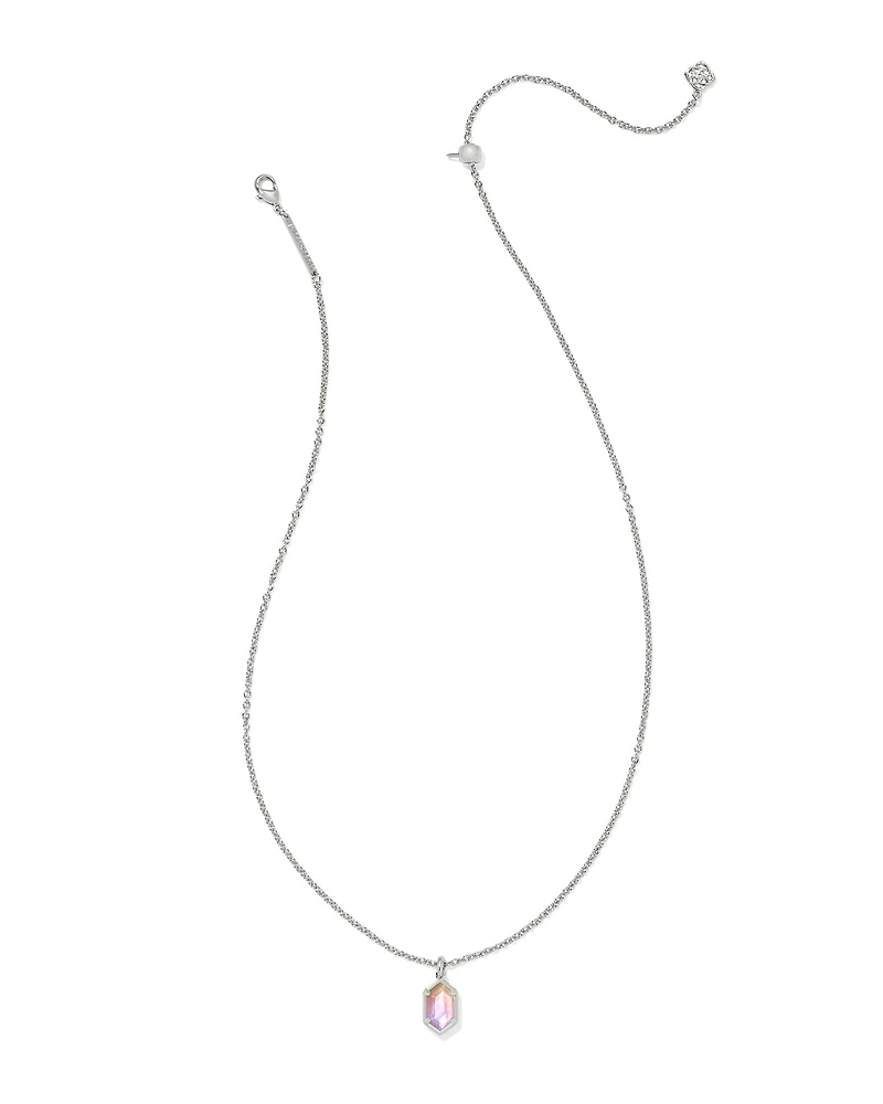 Hallie Silver Short Pendant Necklace