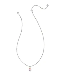Hallie Silver Short Pendant Necklace