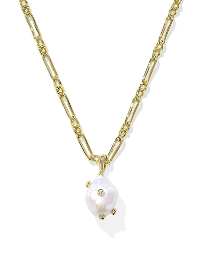 Melody Silver Small Long Pendant Necklace Freshwater Cultured Pearl