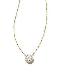 ct Lab Grown White Diamond Audrey Pendant Necklace in 14k White Gold