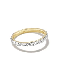 ct Lab Grown White Diamond Marilyn Band Ring 14k Gold