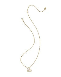 Ice Skate Silver Short Pendant Necklace