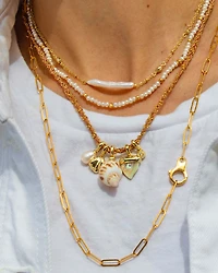Eileen Gold Pendant Necklace Freshwater Cultured Pearl