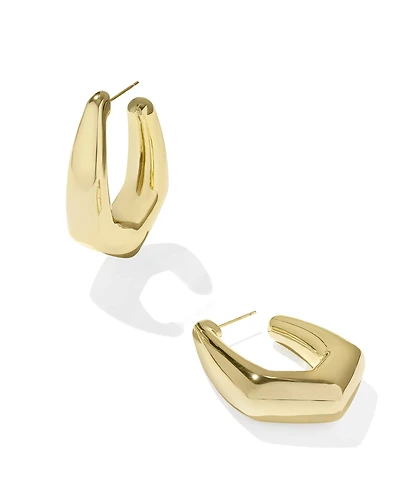 Kaia Silver Hoop Earrings
