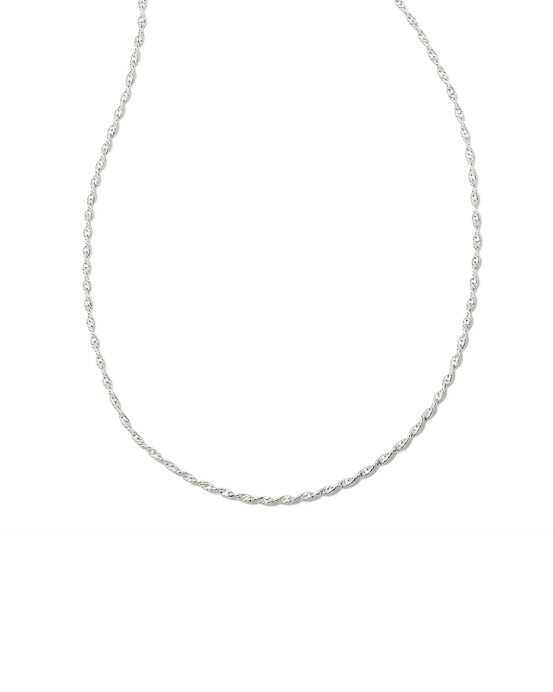 Twisted Victorian Chain Necklace in 18k Gold Vermeil