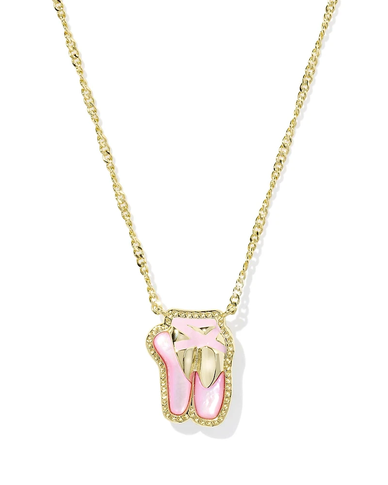 Ballet Silver Short Pendant Necklace