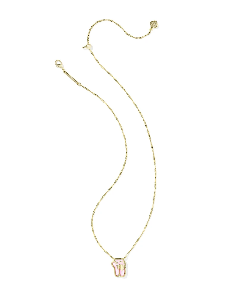 Ballet Silver Short Pendant Necklace