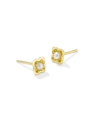 Dira 18k Gold Vermeil Pearl Stud Earrings