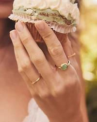Sage Sterling Silver Statement Ring Chrysoprase