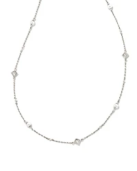 Michelle 14k White Gold Strand Necklace Freshwater Cultured Pearl