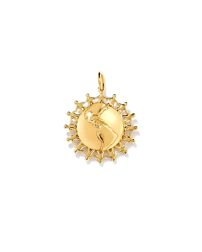 Children’s World Charm 18k Gold Vermeil